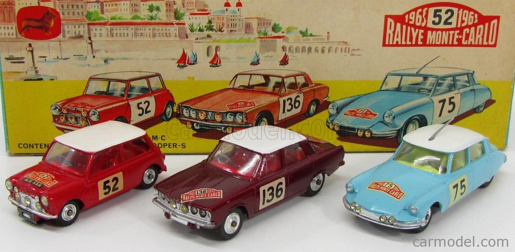 CORGI GS38 1 43 CITROEN DS 19 MINI COOPER ROVER 2000 MONTECARLO GIFT SET VARIOUS