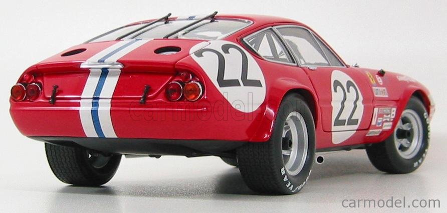 Modellino Kyosho 1/64 Ferrari 365 GTB4 Daytona In Pressofuso - Colore Rosso