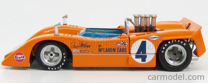 McLaren M8A #4 （No.12421 & 12422） 2台 GMP 12421 Scale 1/43 | McLAREN M8A N 4 BRUCE McLAREN 1968 ORANGE