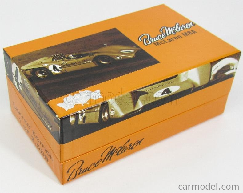 McLaren M8A #4 （No.12421 & 12422） 2台 GMP 12421 Scale 1/43 | McLAREN M8A N 4 BRUCE McLAREN 1968 ORANGE