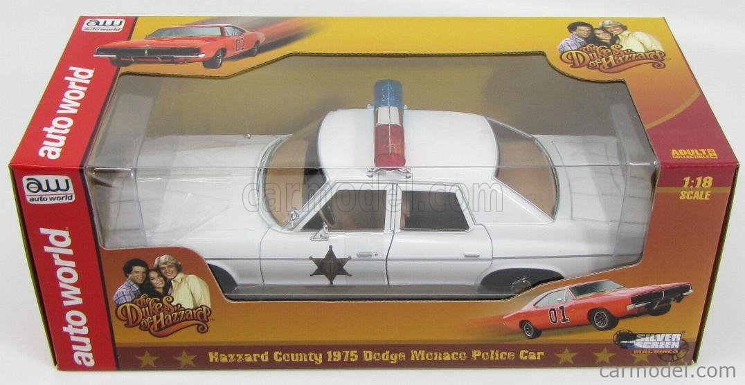 ERTL AWSS107 Scale 1/18 | DODGE MONACO POLICE CAR DUKE OF HAZZARD 1974 ...