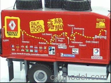 NOREV 25415 Echelle 1/43 | RENAULT KERAX 4X4 ROUTE DE LA SOIE 2008 RED