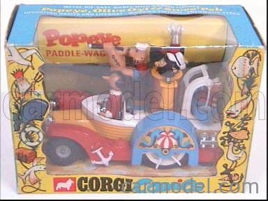 Corgi Comics - Popeye Paddle-Wagon Leksaksbil | Köp på Tradera (698544903
