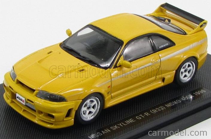 Ebbro Eb Scale 1 43 Nissan Skyline Gt R R33 Nismo 400r 1996 Yellow