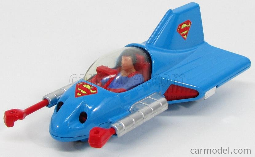 Corgi Vintage Corgi 265 DC Comics Superman Supermobile Blue Diecast Car Toy Retro 