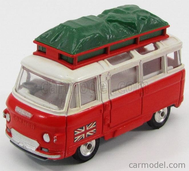 CORGI 508 Scala 1/43 | COMMER HOLIDAY CAMP BUS ORANGE WHITE