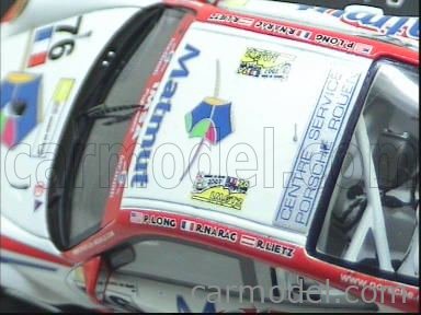 Porsche 911 (997) GT3 RSR #76 24h Le Mans 2009 - Minichamps 1:43 Metall