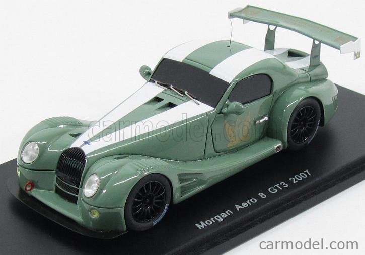 SPARK-MODEL S0373 Scale 1/43 | MORGAN AERO 8 GT3 2007 GREEN WHITE