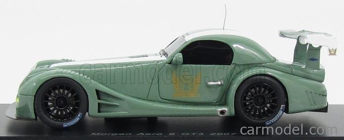SPARK-MODEL S0373 Scale 1/43 | MORGAN AERO 8 GT3 2007 GREEN WHITE