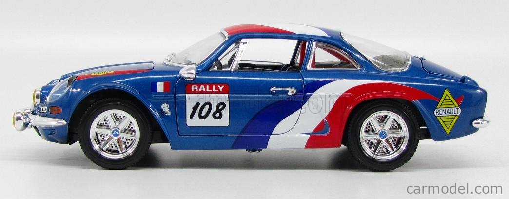 BURAGO 12033 Scale 1/16 | RENAULT ALPINE A110 1600S N 108
