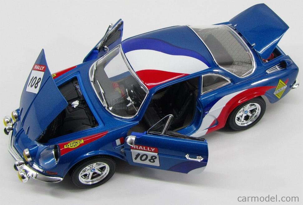 ミニカー ALPINE A110 1600S 1971 1/16 Bburago Burago 1:16 Diecast Special Collection Blue 1971 Alpine