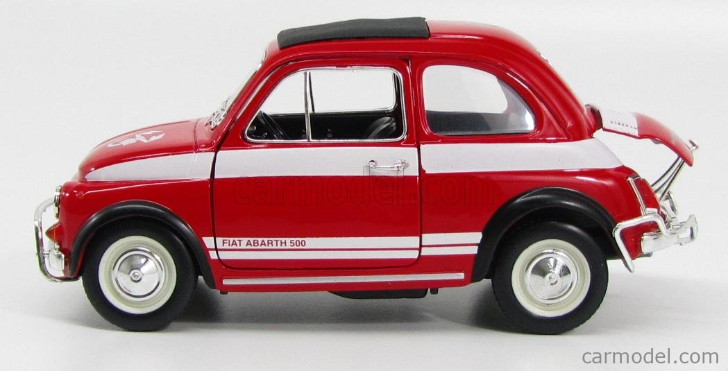 BURAGO 21040 Scale 1/24 | FIAT 500 ABARTH RED