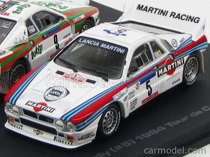 LANCIA - MEMORIAL SET 2X - 037 RALLY TOUR DE CORSE 1984 - WINNER N 5 M.ALEN  - I.KIVIMAKI - N 9 M.BIASION - T.SIVIERO