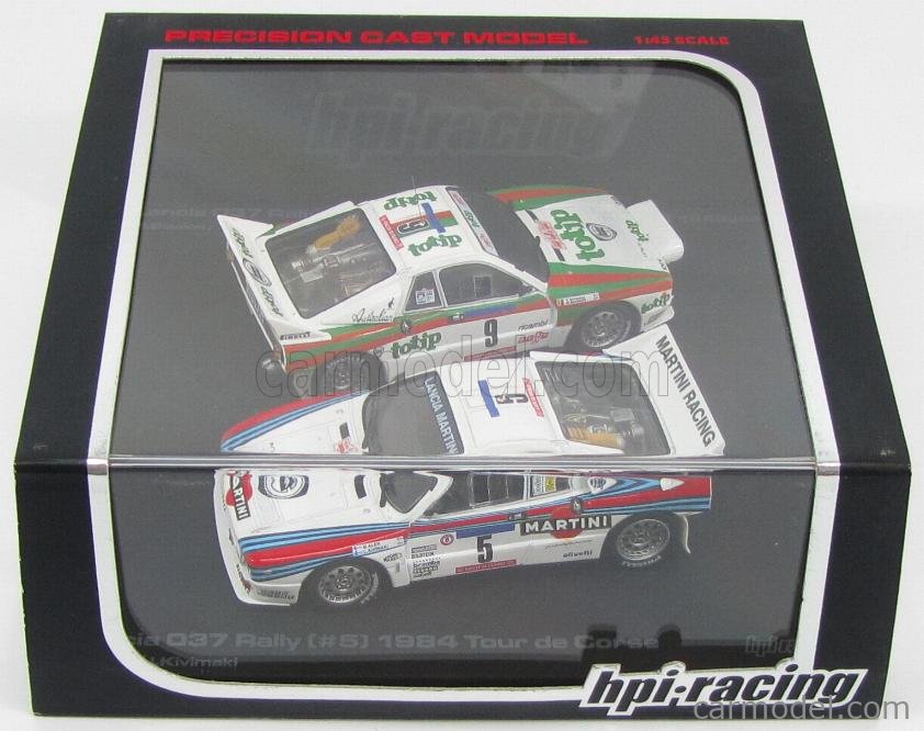 LANCIA - MEMORIAL SET 2X - 037 RALLY TOUR DE CORSE 1984 - WINNER N 5 M.ALEN  - I.KIVIMAKI - N 9 M.BIASION - T.SIVIERO