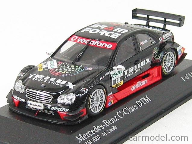 MINICHAMPS 400073618 Scale 1/43 | MERCEDES BENZ C-CLASS N 18 DTM 2007 M ...