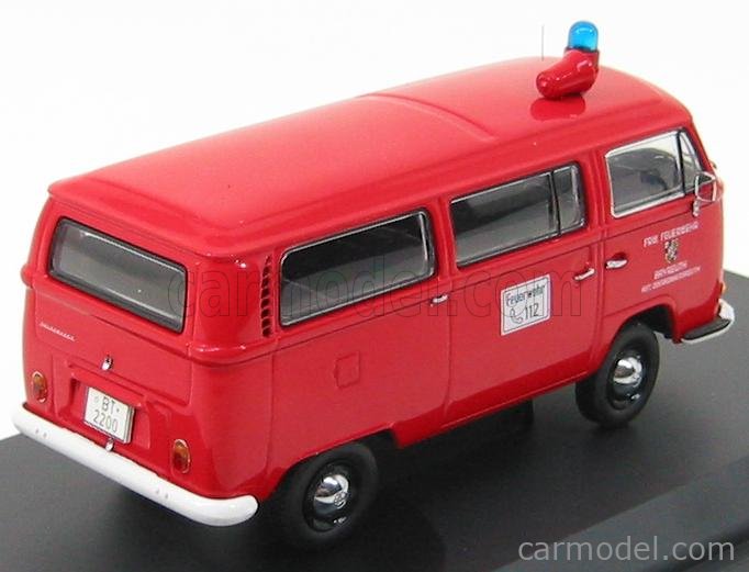 SCHUCO 03228 Scale 1/43 | VOLKSWAGEN T2A VAN FEUERWEHR BAYREUTH 112 ...