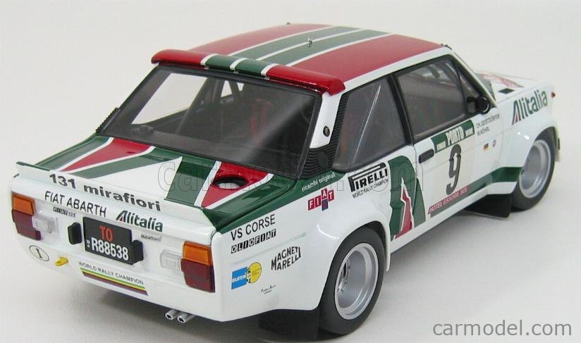 FIAT - 131 ABARTH ALITALIA N 9 RALLY PORTUGAL 1978 WALTER ROHRL -  CH.GEISTDORFER