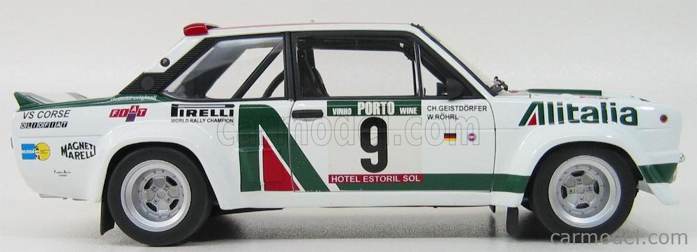 FIAT - 131 ABARTH ALITALIA N 9 RALLY PORTUGAL 1978 WALTER ROHRL -  CH.GEISTDORFER