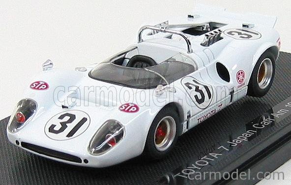 EBBRO EB43878 Масштаб 1/43 | TOYOTA 7 N 31 JAPAN CAN-AM 1968 WHITE