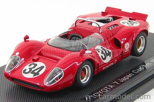 EBBRO Toyota 7 Can-am '68 No 34 Red 1/43 Scale Diecast Model 