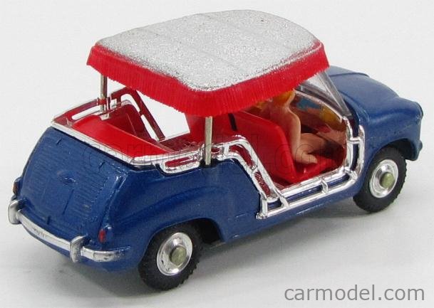 Corgi Toys 240 – Ghia-Fiat 600 Jolly – Voiture De Plage Bleue – Échelle 1/43 – Occasion
