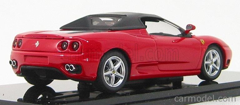 ミニカー ferrari 360 spider llic red 1/18 Hot Wheels Ferrari