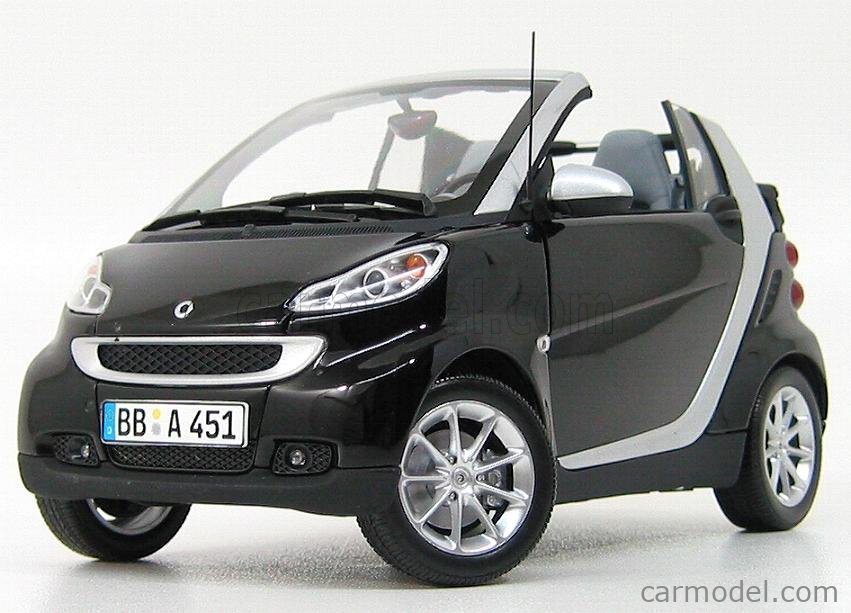 MCC SMART SMART FORTWO CABRIO BASE GRADE, 2008, BLACK, 75500 km