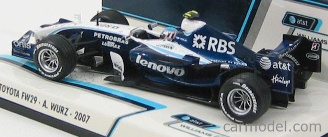 WILLIAMS - F1 FW29 TOYOTA N 17 SEASON 2007 A.WURZ