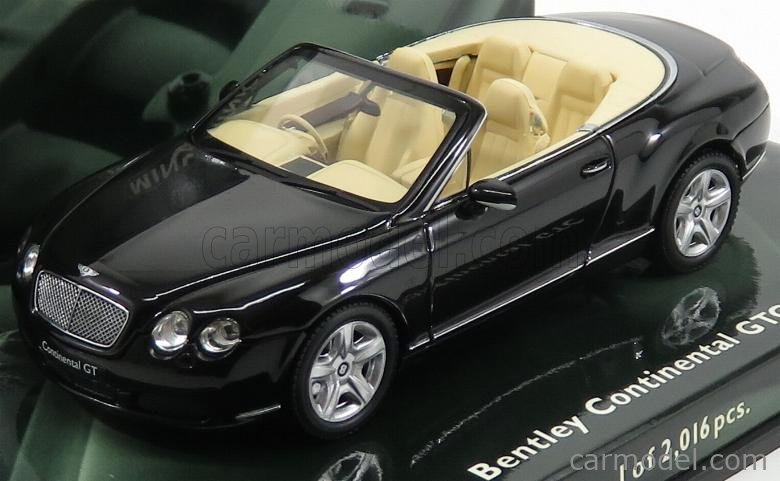 Minichamps 1/43 - Bentley Continental Supersports 2010, Noire, Miniature Collection