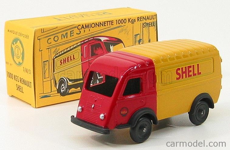 Renault - 1000 Kg Fourgon La Poste 1960 - Norev Micro HO - 1/87 - Autos