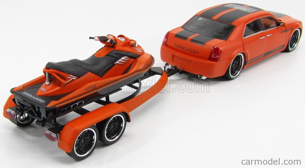 NOREV 189406 Scala 1/18 | CHRYSLER 300C PAROTECH + JET SKI