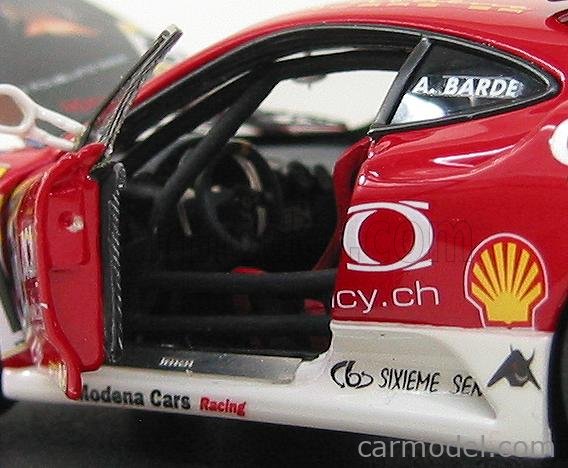 HotWheels Elite 1:18 A. Barde Ferrari F430 #102 European Champion 2006 Modena L7113
