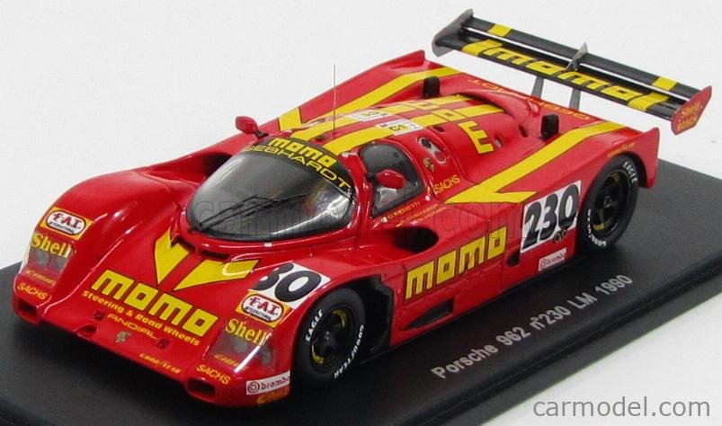 SPARK-MODEL S0999 Scale 1/43 | PORSCHE 962C TEAM MOMO GEBHARDT