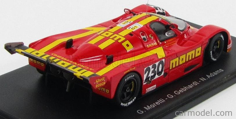 SPARK-MODEL S0999 Scale 1/43 | PORSCHE 962C TEAM MOMO
