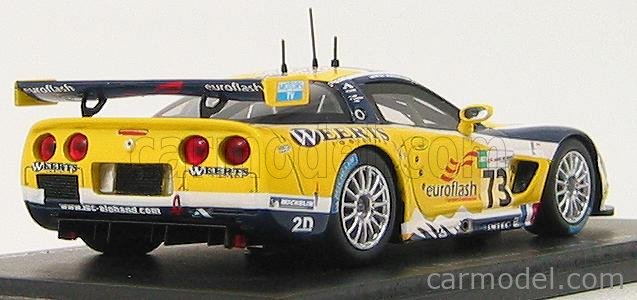 Miniature Spark 1/43 - Chevrolet Corvette C5 R - Luc Alphand Aventures N°72 - Le Mans 2006