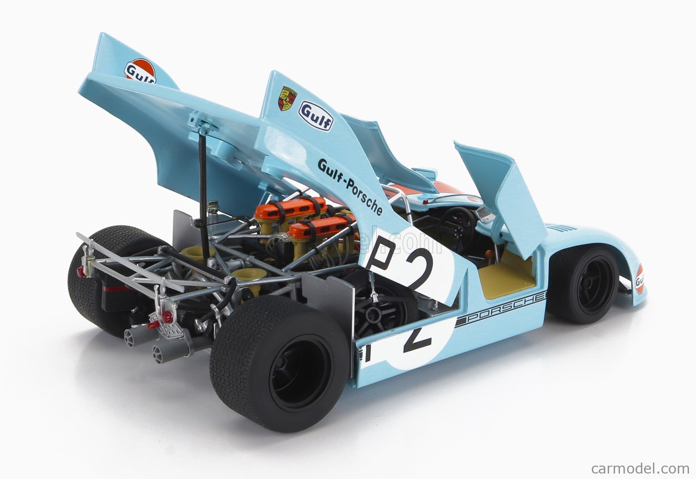 Décalcomanie Porsche 908/03 Nürburgring 1971 - échelles 1:32 à 1:18 - Pour Modèle Réduit - Neuf