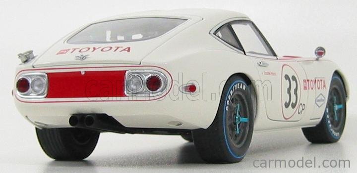 AUTOART 86816 Scale 1/18 | TOYOTA 2000GT N 33 SCCA 1968 WHITE RED