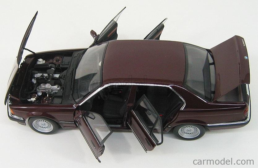 Minichamps BMW 730I E32 Rouge 1986 1/18 100023007 | Achetez sur