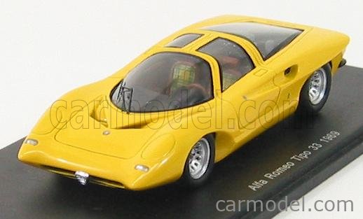 1/43 スパーク アルファロメオ Tipo33 スペチアーレ 1969 SPARK-MODEL S0618 Scale 1/43 | ALFA ROMEO P33 PININFARINA