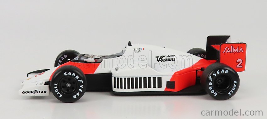 OPO 10 - Miniature car Formula 1 1/43 Compatible with MCLAREN MP4/2B -  Alain Prost - 1985 - F1 FD051