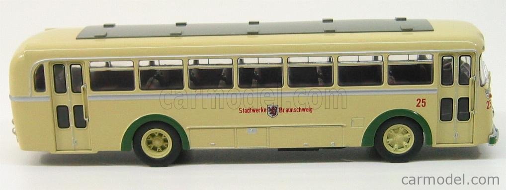 SCHUCO 03471 Scale 1/43  BUSSING TRAMBUS 6500T AUTOBUS OLD IVORY