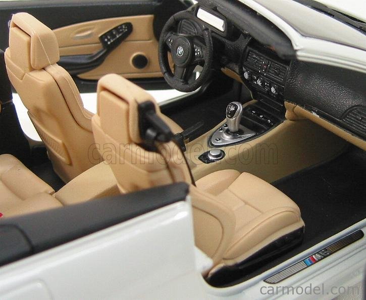 MAISTO 31145W Scale 1/18 | BMW 6-SERIES M6 CONVERTIBLE CABRIOLET