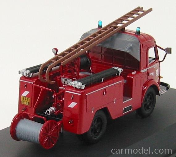 NOREV 518570 Scale 1/43 | RENAULT 2.5 TON FIRE ENGINE WITH SCALA 1955 RED