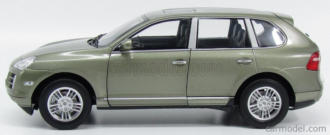 Miniature Porsche Cayenne S Norev 1/18 - Vert Bronze - Occasion Comme Neuve
