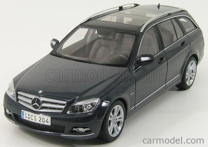 Autoart B66962353 Scale 1 18 Mercedes Benz C Class Avantgarde Sw Station Wagon 2007 Dark Grey Met