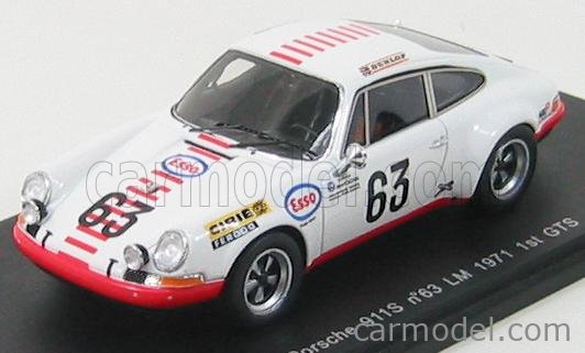 PORSCHE - 911S TEAM ASA CACHIA BUNDI N 63 WINNER GTS CLASS 6th 24h LE MANS  1971 R.TOUROUL - A.ANSELME