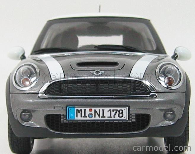 Diecast model cars Mini Cooper JCW 1/18 Kyosho JCW r56 grey