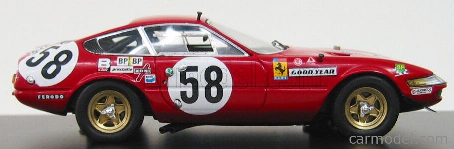 Amazon | 絶版 AMR 1/43 Ferrari 365 GTB4#22 NART 1970 Daytona