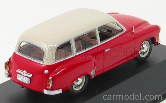 IST-MODELS IST010 Scale 1/43 | WARTBURG 311-1 KOMBI 1962 RED