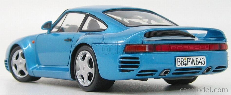 EXOTO MTB00006 Scale 1/18 | PORSCHE 959 1986 BLUE MET